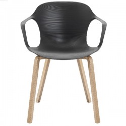 Fritz Hansen Nap Armchair Wooden Legs