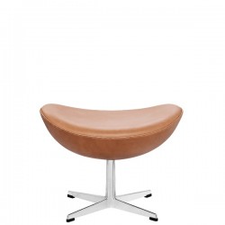 Fritz Hansen Footstool for Egg in Leather 