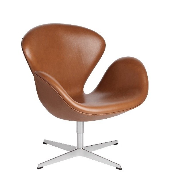 Fritz Hansen Swan Lounge Chair Leather