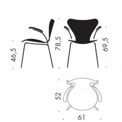 Fritz Hansen Series 7 Armchair 