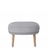 Fritz Hansen Ro Footstool Wooden Base 