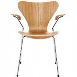 Fritz Hansen Series 7 Armchair Natural Veneer 3207