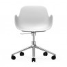 Normann Copenhagen Form Swivel Armchair with Castors 