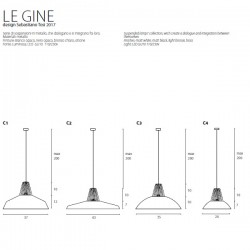 Antonangeli Le Gine Suspension Lamp