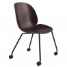 Gub Beetle Dining Chair - Unupholstered - Castor base