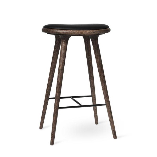 Mater High Stool Dark Stained Oak 74cm