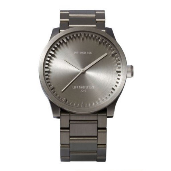 LEFF amsterdam Tube Watch S42 Steel 