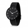 Arne Jacobsen City Hall Watch black, frame, Black Mesh