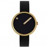 Picto Watch Black, Black Mesh