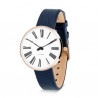 Arne Jacobsen Roman Watch Rose Gold Blue Strap 