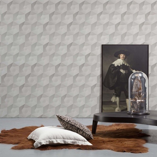 NLXL VOS-01 Hexa Ceramics Wallpaper By Studio Roderick Vos 