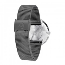 Arne Jacobsen Roman Watch White Dial, Grey Mesh