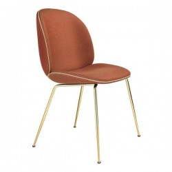 Gubi Beetle Chair Fully Upholstered Shell Conic Base 