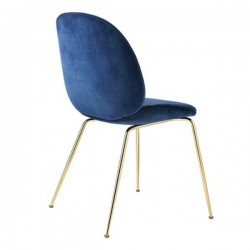 Gubi Beetle Chair Fully Upholstered Shell Conic Base 