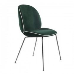 Gubi Beetle Chair Fully Upholstered Shell Conic Base 