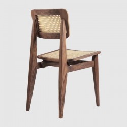 Gubi C-Chair Dining Chair - Un-Upholstered, All French Cane