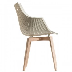 Driade Meridiana Chair Wooden Legs