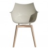 Driade Meridiana Chair Wooden Legs