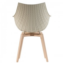 Driade Meridiana Chair Wooden Legs