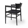 Mater Nestor Chair Black Beech Black Hemp Webbing