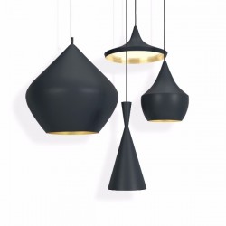 Tom Dixon Beat Tall Pendant Black