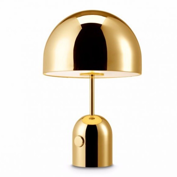 tom dixon gold lamp