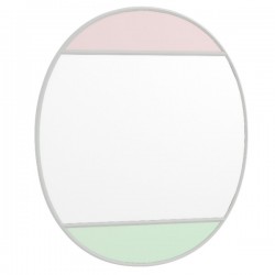 Magis Vitrail Mirror Oval Pink/Green