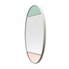 Magis Vitrail Mirror Oval Pink/Green