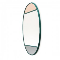 Magis Vitrail Mirror Oval Pink/Grey