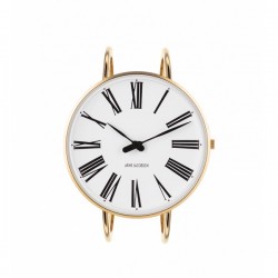 Arne Jacobsen Roman Bangle Watch White/Gold