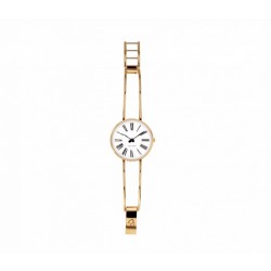 Arne Jacobsen Roman Bangle Watch White/Gold