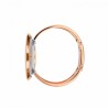 Arne Jacobsen Roman Bangle Watch White Polished Rose Gold 