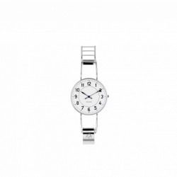 Arne Jacobsen Station Bangle Watch White 