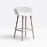 Pedrali Babila Stool with Backrest Wood 