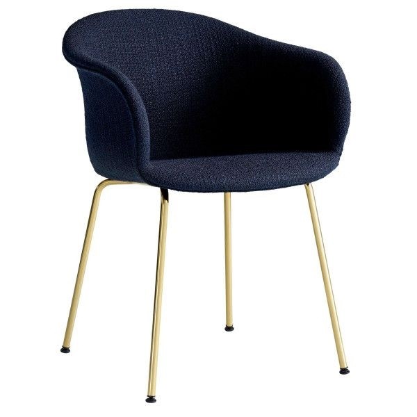 &Tradition Elefy Chair Upholstered Metal Legs 