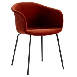 &Tradition Elefy Chair Upholstered Metal Legs 