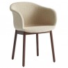 &Tradition Elefy Chair Upholstered Wooden Legs