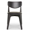 Tom Dixon Slab Chair Black Upholstered 