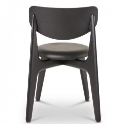 Tom Dixon Slab Chair Black Upholstered 