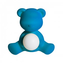 Qeeboo Teddy Girl Rechargeable Lamp Velvet Finish