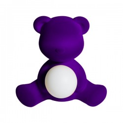 Qeeboo Teddy Girl Rechargeable Lamp Velvet Finish