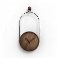 Nomon Eslabón Walnut Clock 