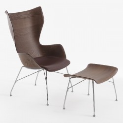 Kartell K Wood Lounge Chair