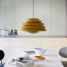 Verpan Hive Yellow Pendant Light