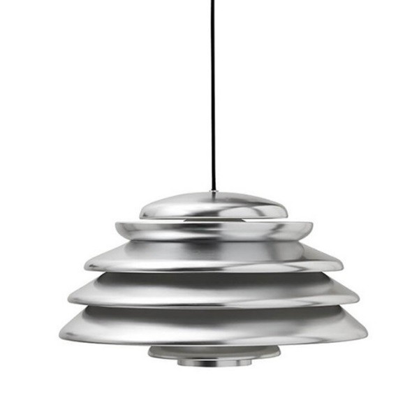 Verpan Hive Polished Aluminium Pendant Light