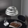 Verpan Hive Polished Aluminium Pendant Light