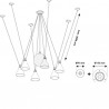 DCW Editions Les Acrobates De Gras 327 Round Shade Pendant Light