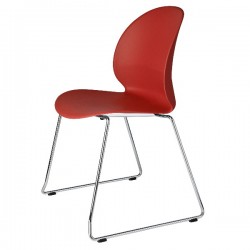 Fritz Hansen N02 Recycle Chair Dark red