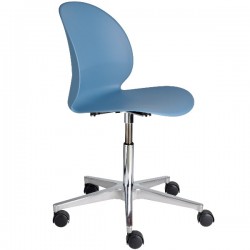 Fritz Hansen N02 Recycle Swivel Chair blue