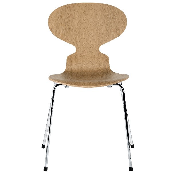 Fritz Hansen Ant Chair Natural Veneer 3101 (4 Legs) at Questo Design